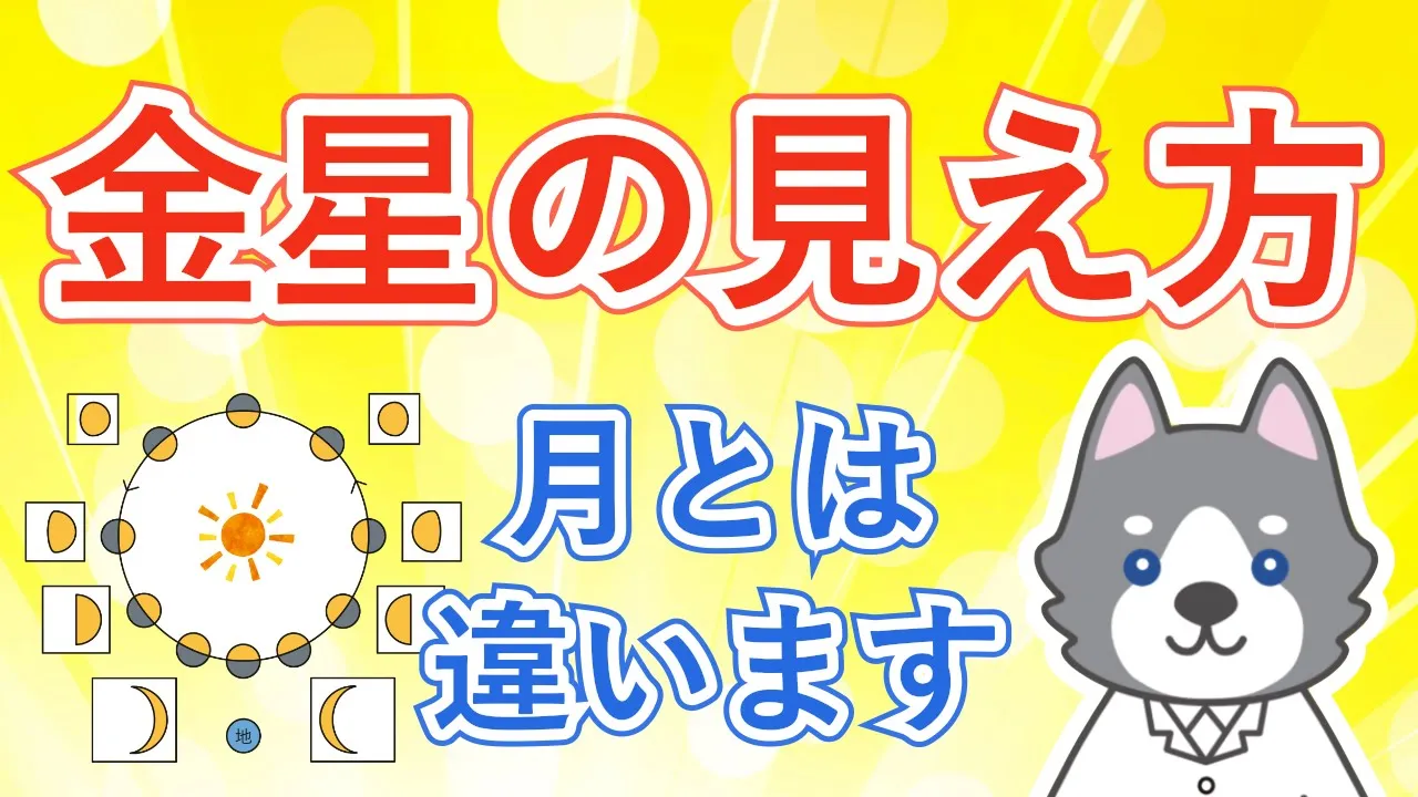 金星1『金星の満ち欠け』